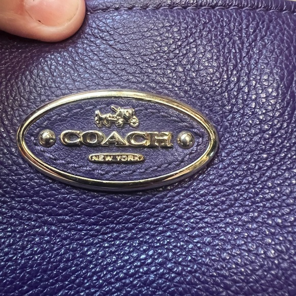 Coach Handbag Purple - Picture 3 of 7